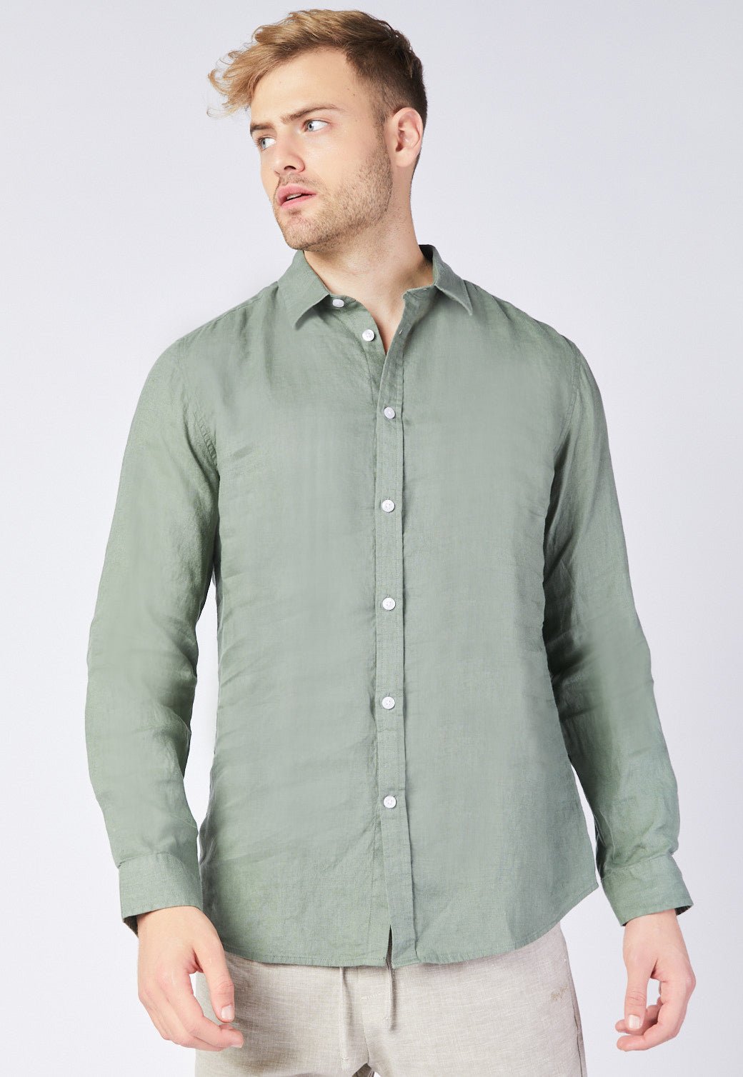 חולצה מכופתרת ארוכה - Pepe Jeans