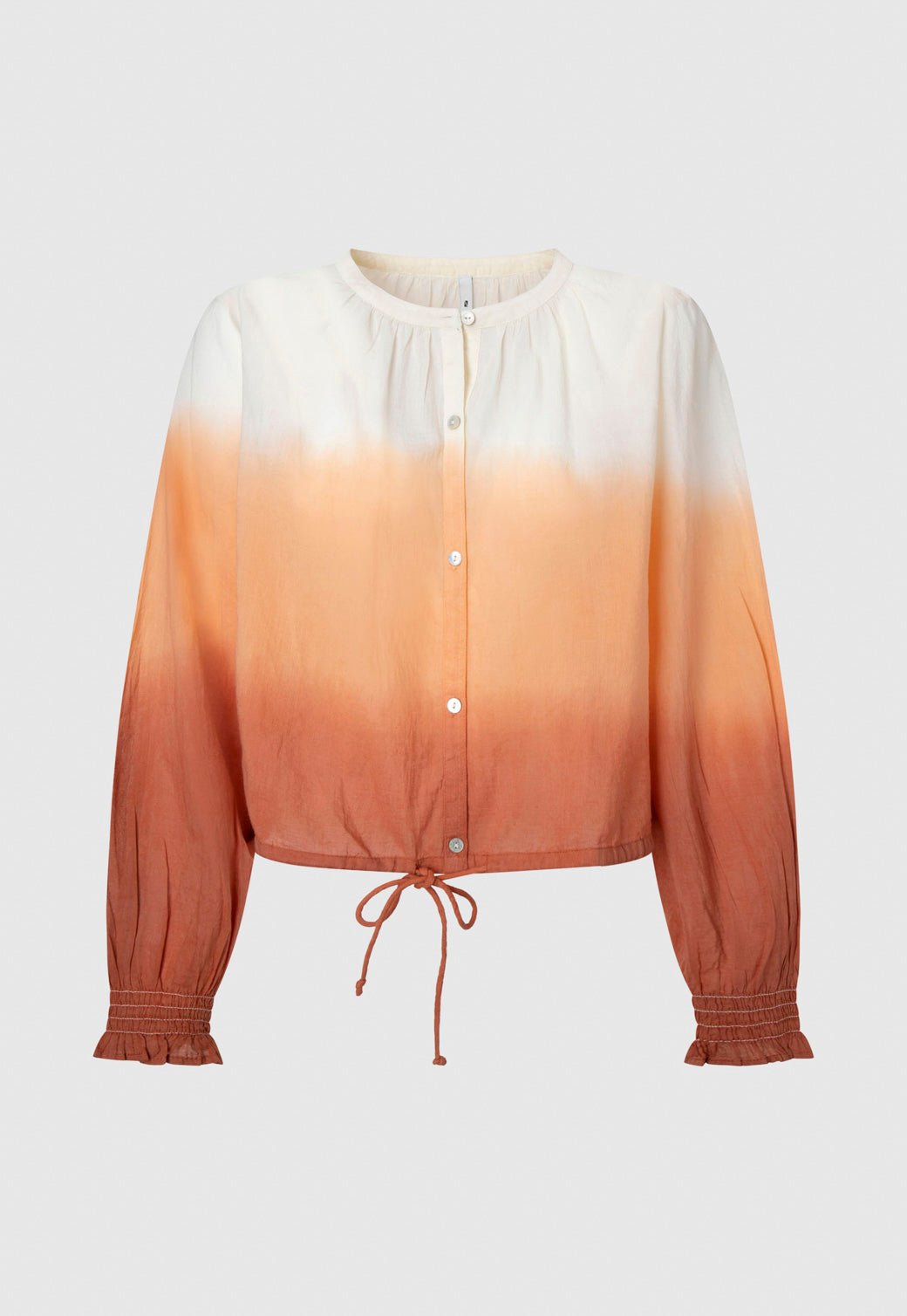 חולצה מכופתרת עם קשירה במותן - Pepe Jeans