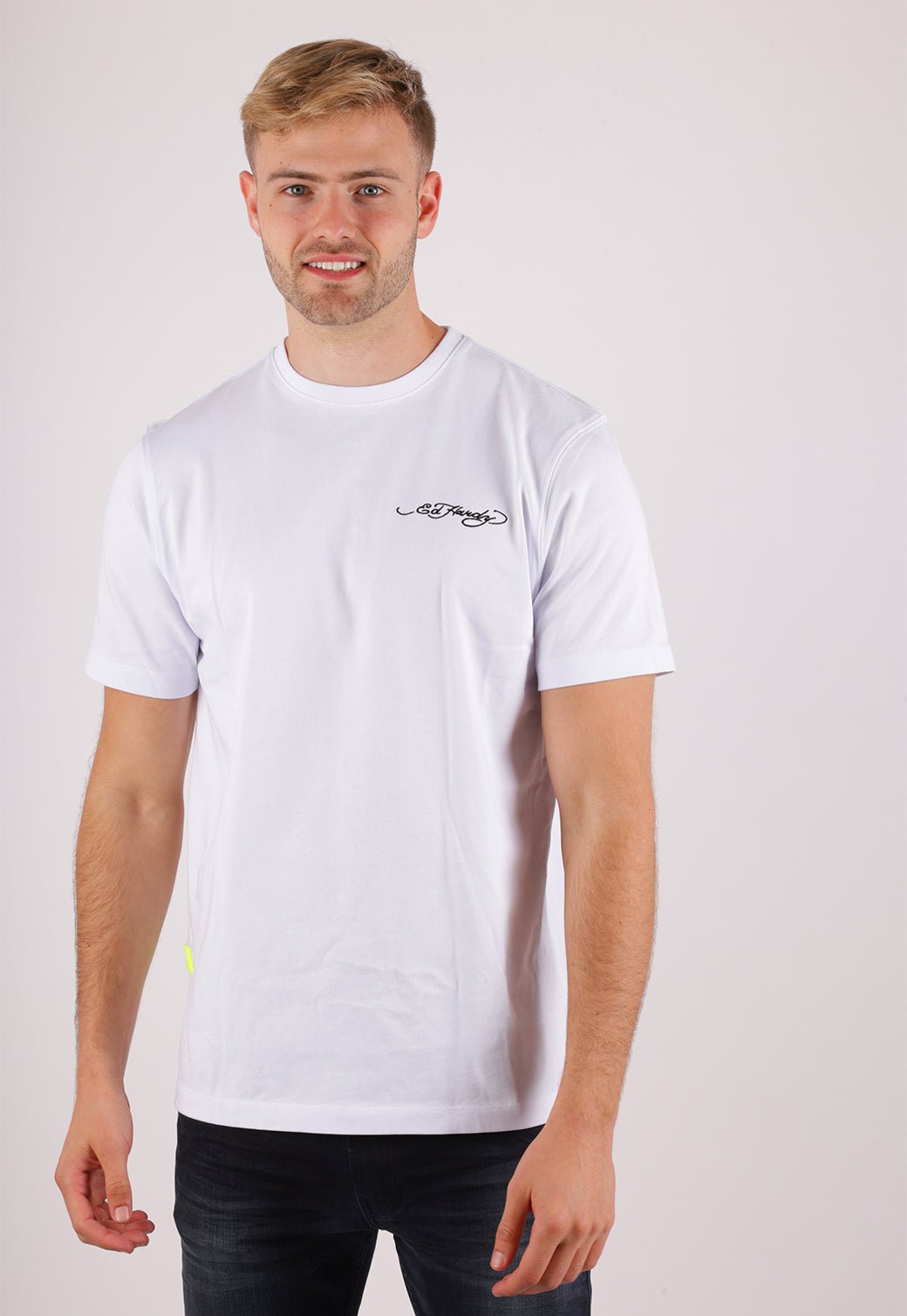 חולצת אוברסייז הד הרדי כותנה EH2326531 לבן 00 - Ed Hardy