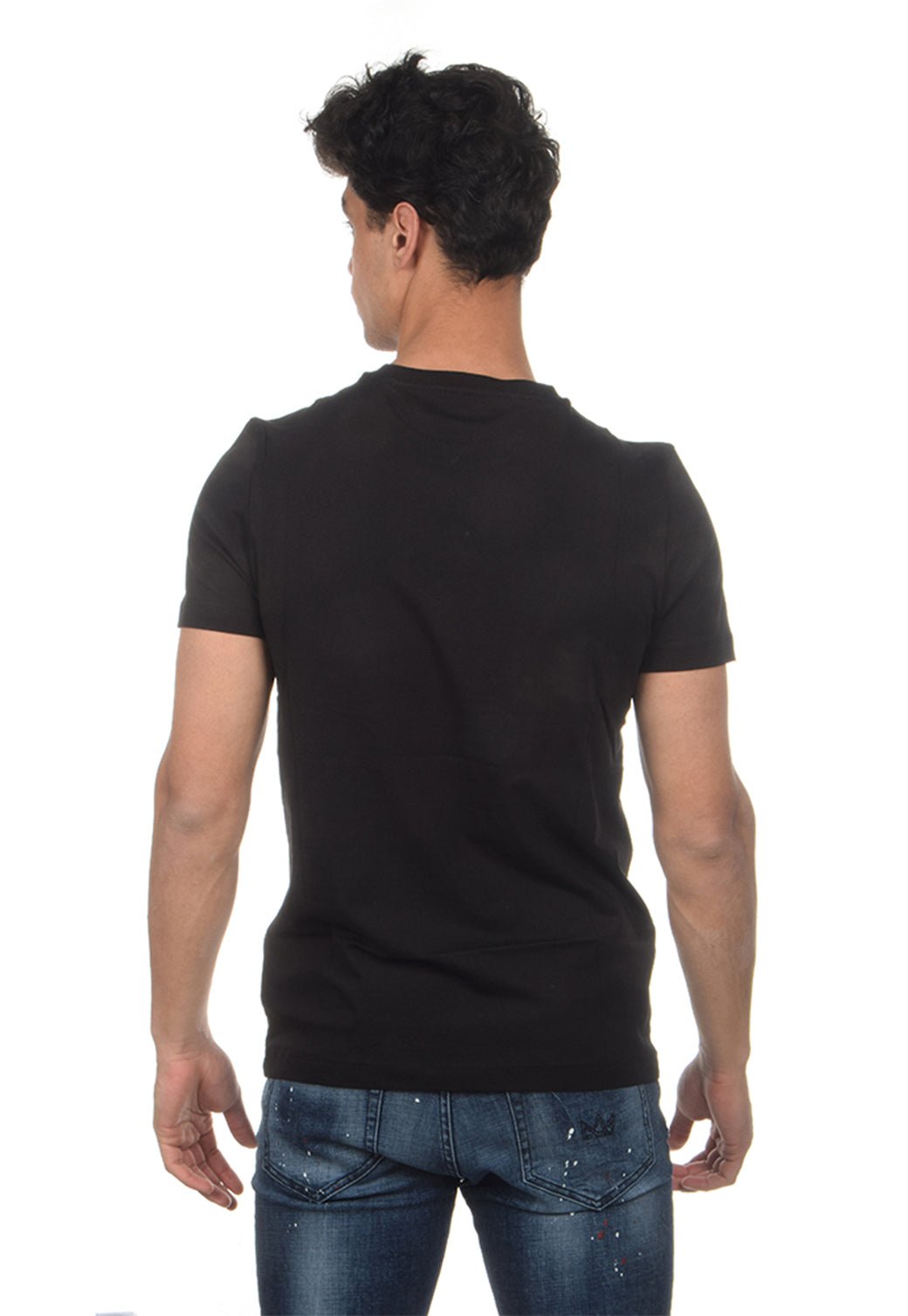 WCC RECTANGLE SPACE TEE BLACK 991217094 - Tommy Hillfiger
