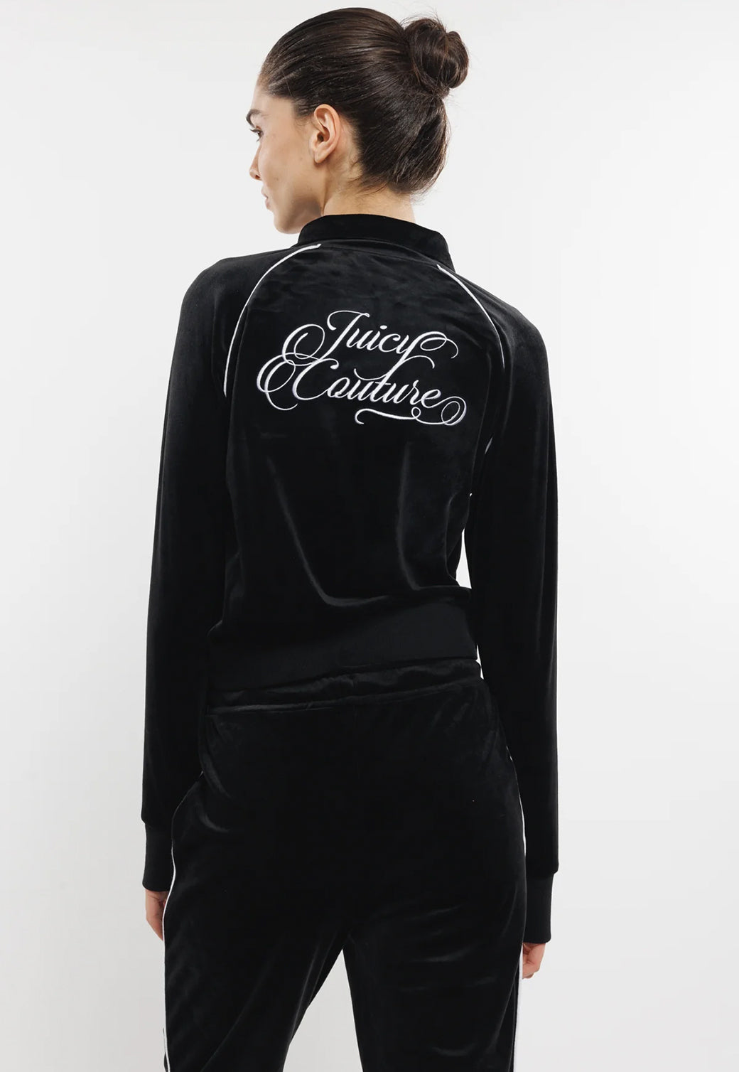 קרדיגן קטיפה W Fancy Sweatshirt בצבע שחור