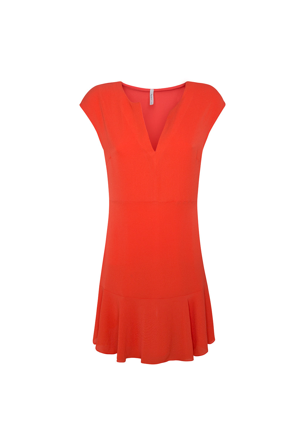 שמלת נשים KAILA בצבע אדום אקרילי