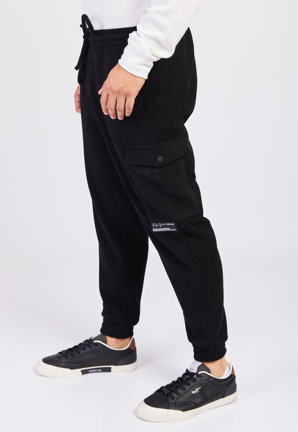 מכנסי טרנינג וופל לגברים FIX / L