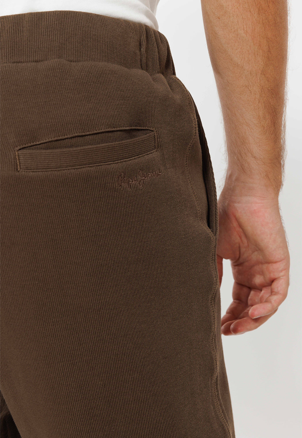 מכנסי ג'וגר בצבע חום לגברים