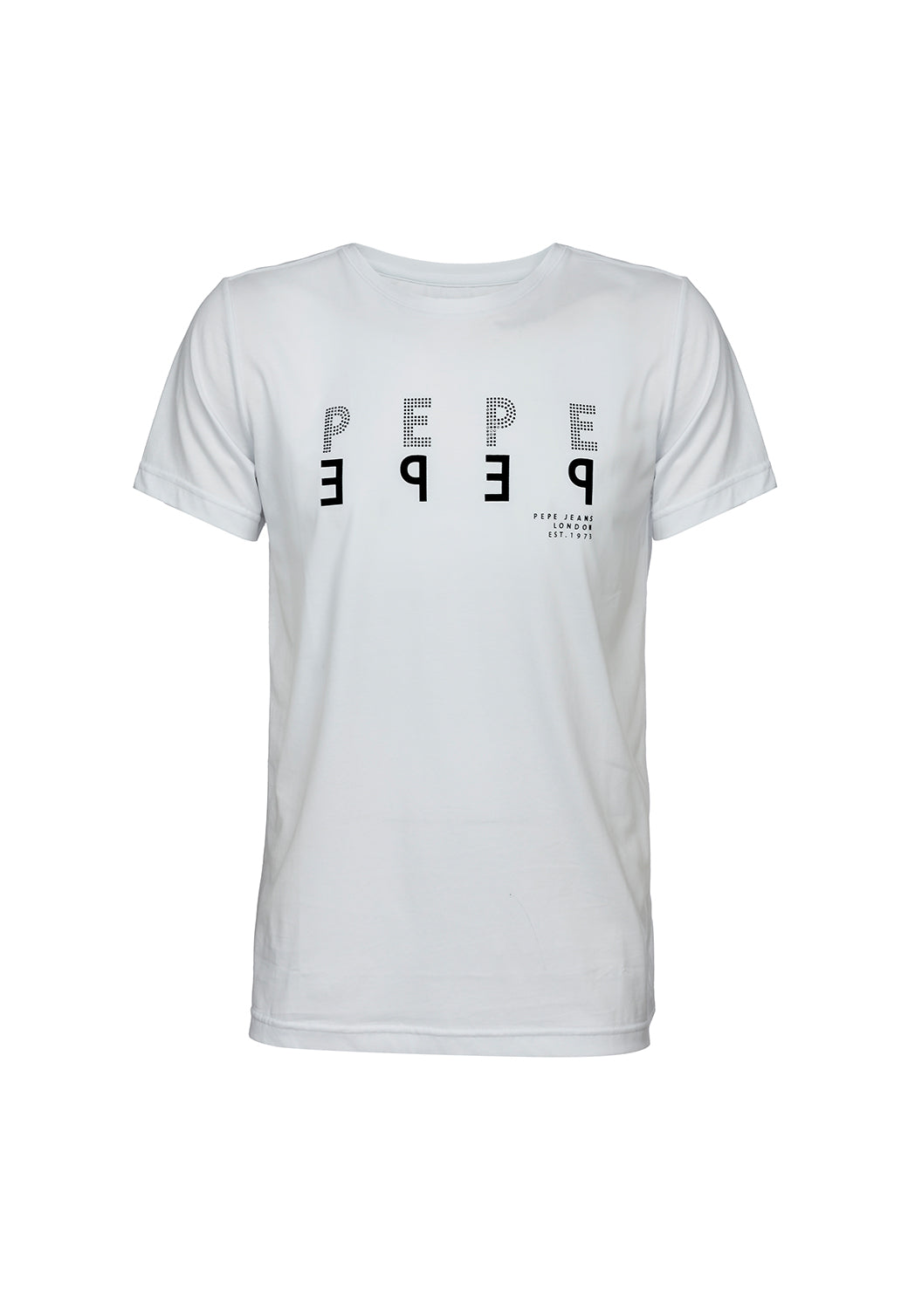 טי שירט JEZIEL עם הדפס בצבע לבן