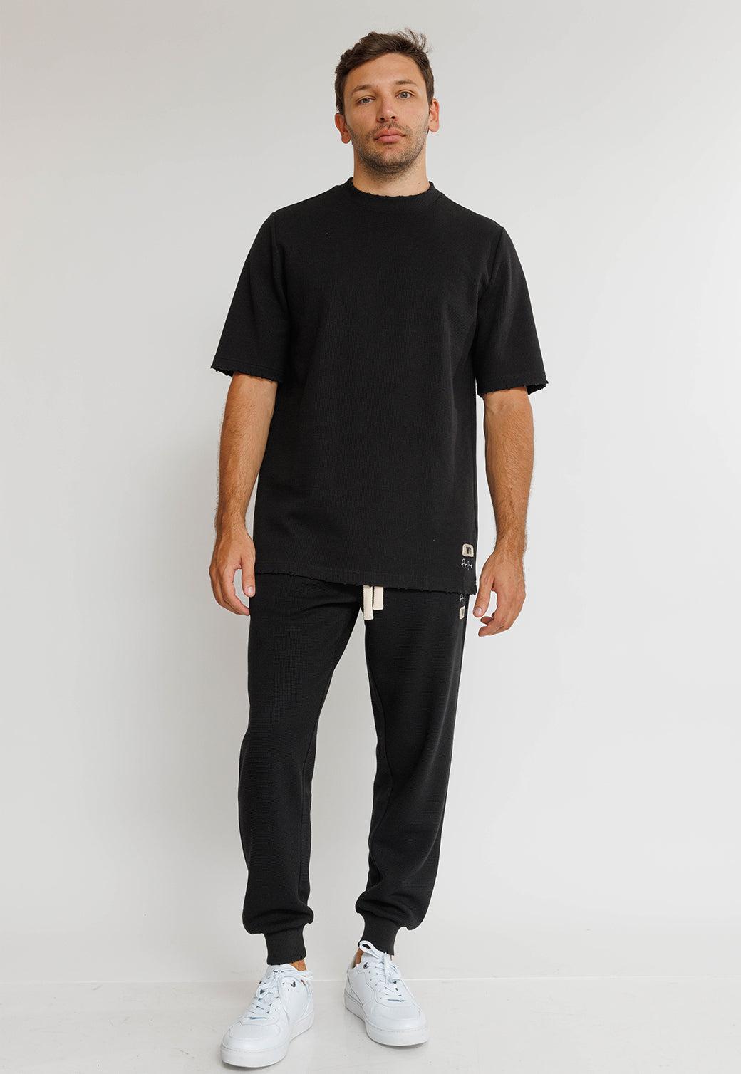 מכנסי ג׳וגר BERTO בצבע שחור