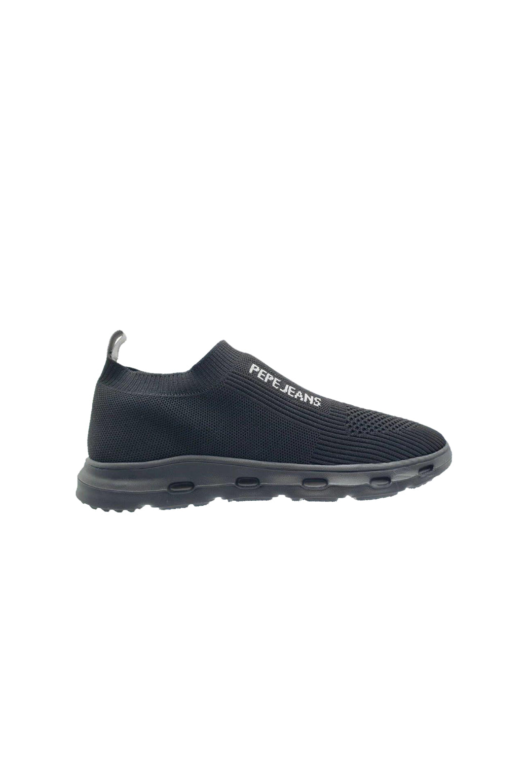 סניקרס סריגה Dase Pepe Jeans לגברים בצבע שחור בעיצוב סלים-און