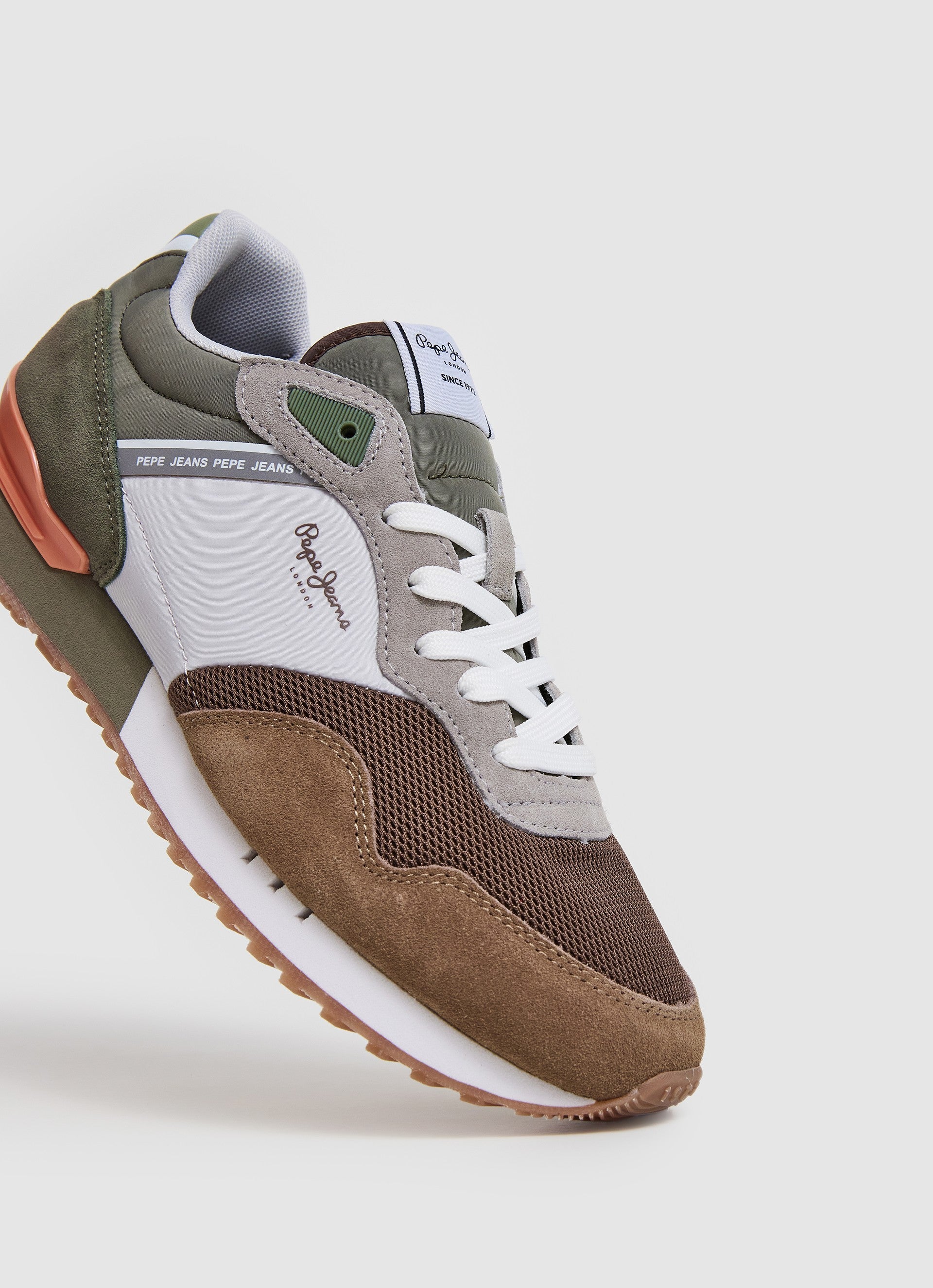 סניקרס לגברים London Urban בצבע חום ירקרק