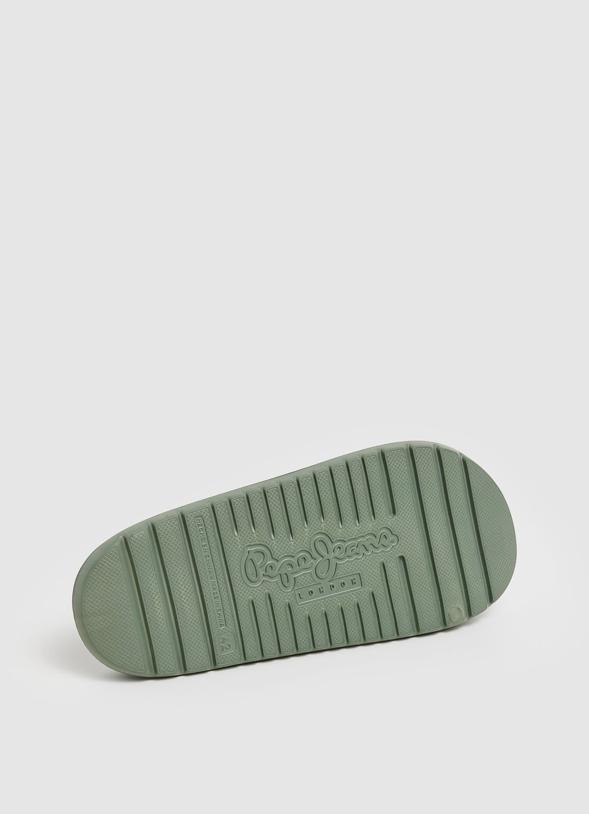 כפכפי BEACH SLIDE של Pepe Jeans לגברים בצבע ירוק זית