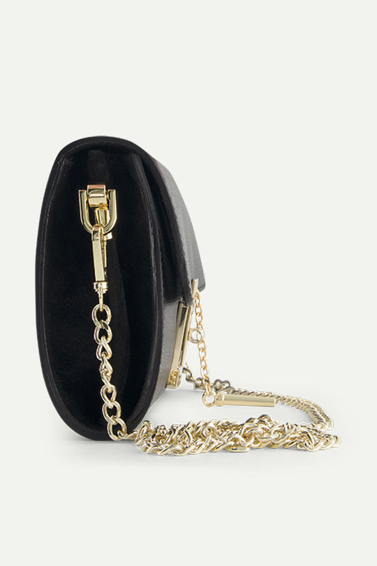 תיק כתף LINDA בצבע שחור