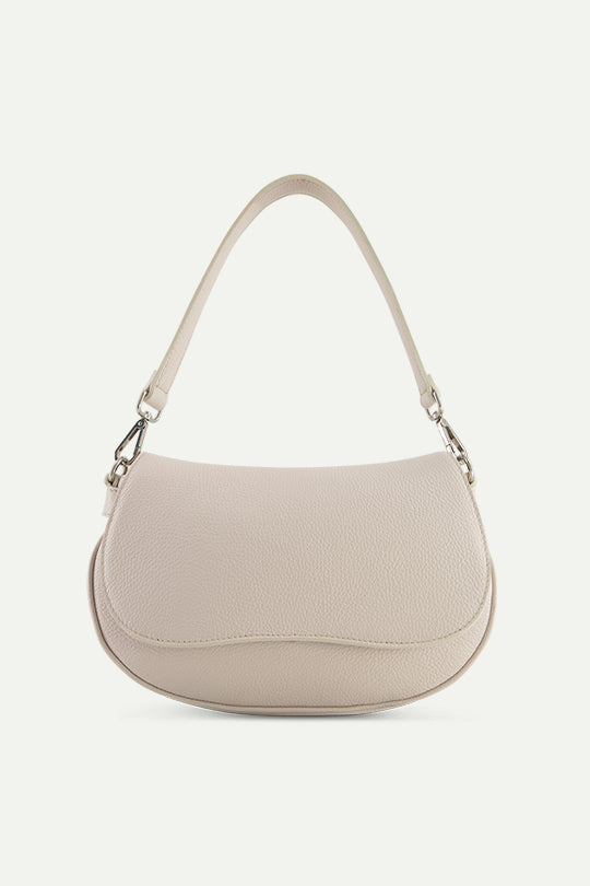 תיק כתף Norma בצבע קרם
