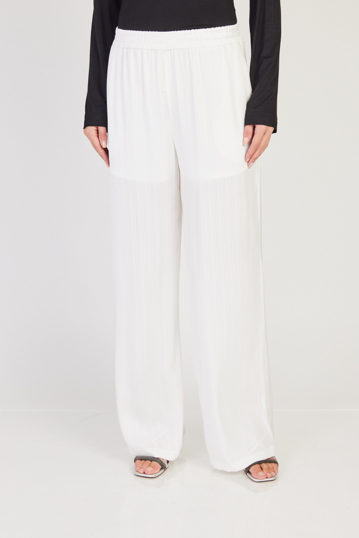 מכנסי Ston בצבע לבן