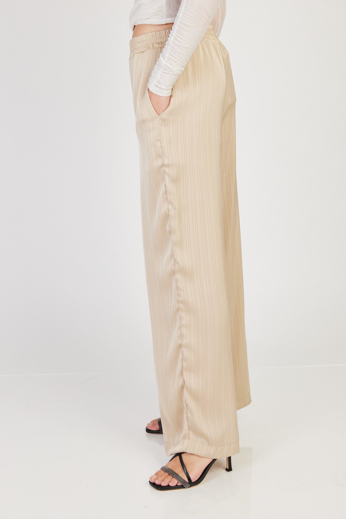 מכנסי Ston בצבע בז'