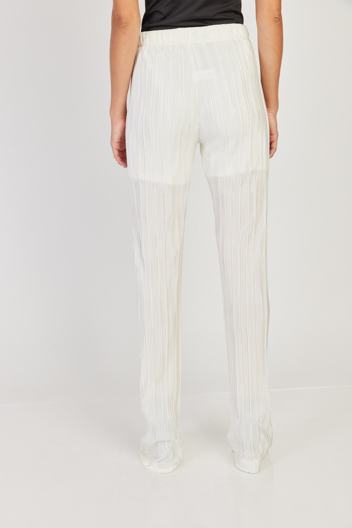 מכנסי Amber בצבע שמנת