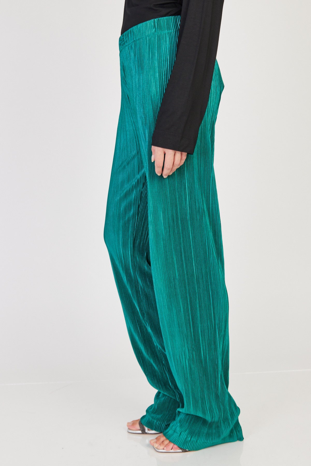 מכנסי Amber בצבע ירוק כהה