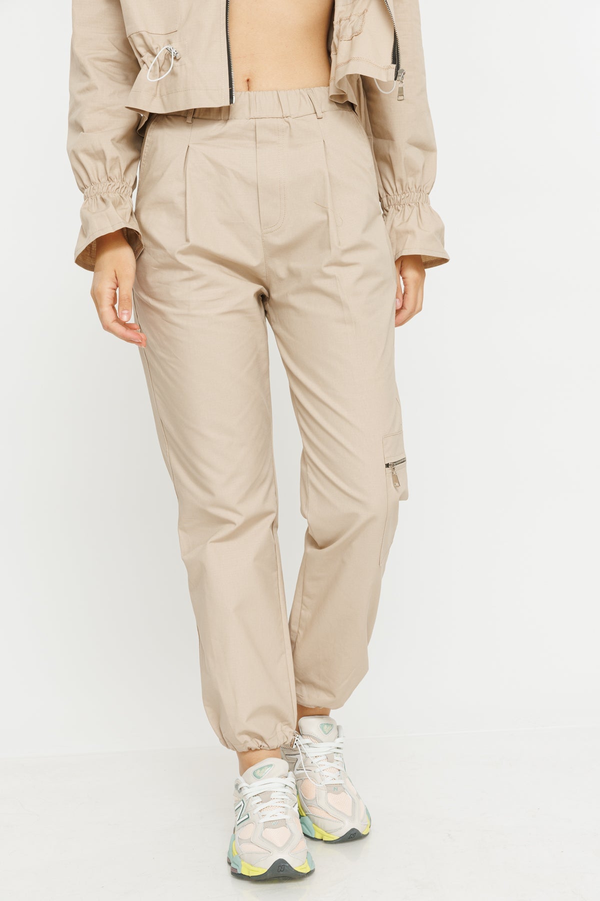 מכנסי ספארי Ray בצבע בז'