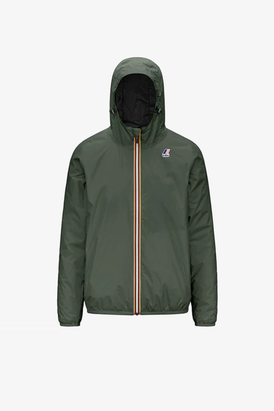 מעיל K-WAY רוח בצבע ירוק