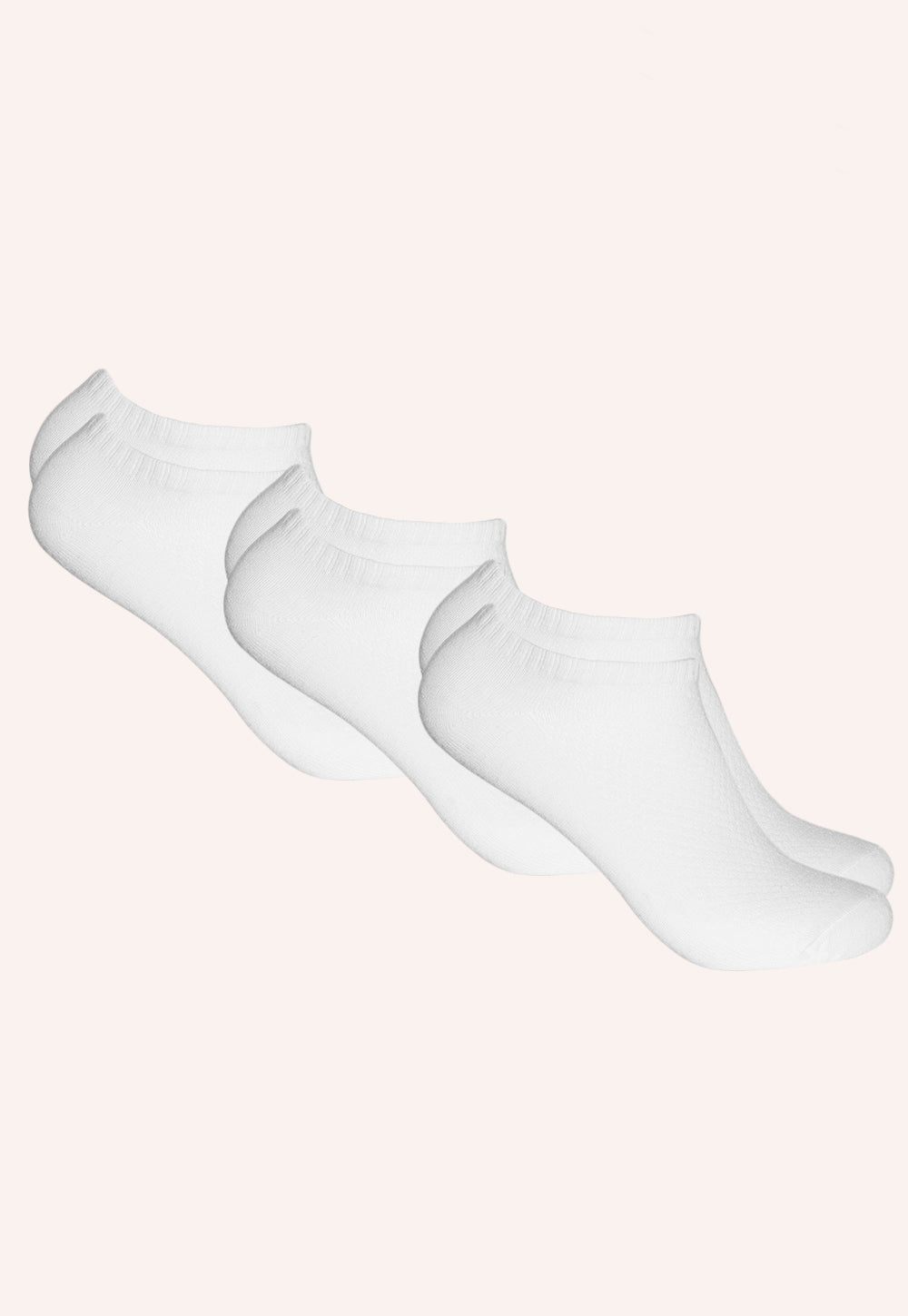 גרבי רבע לנשים לבן – מארז 3 | 35–41