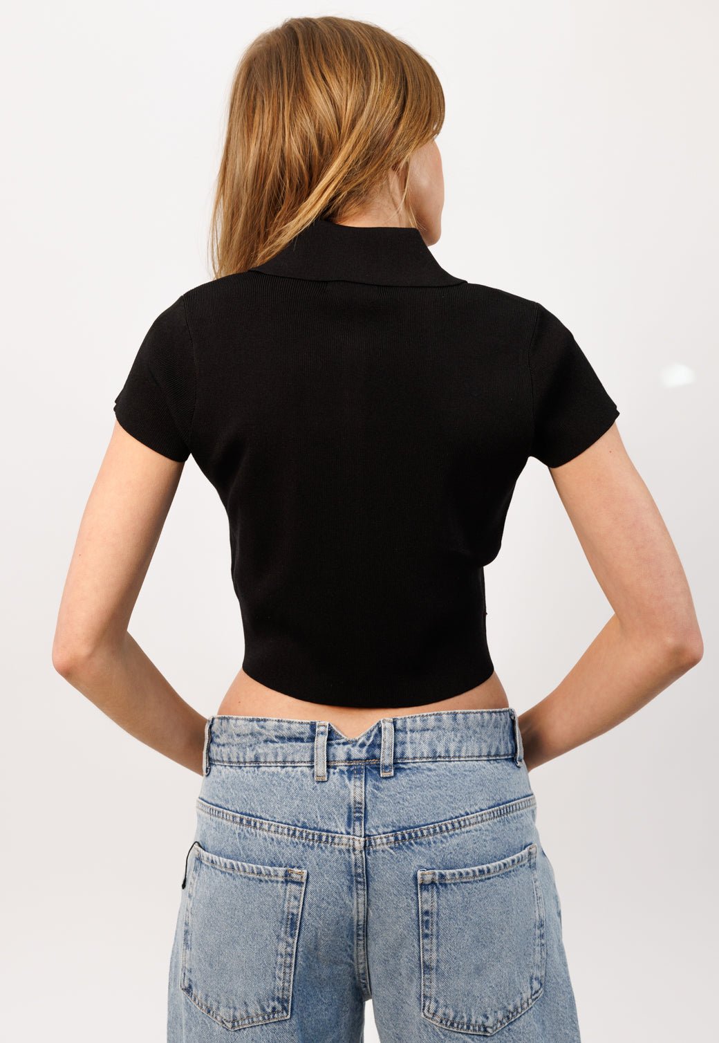 BUTTONS KNIT SHIRT JUICY COUTURE BLACK 001 - Juicy Couture