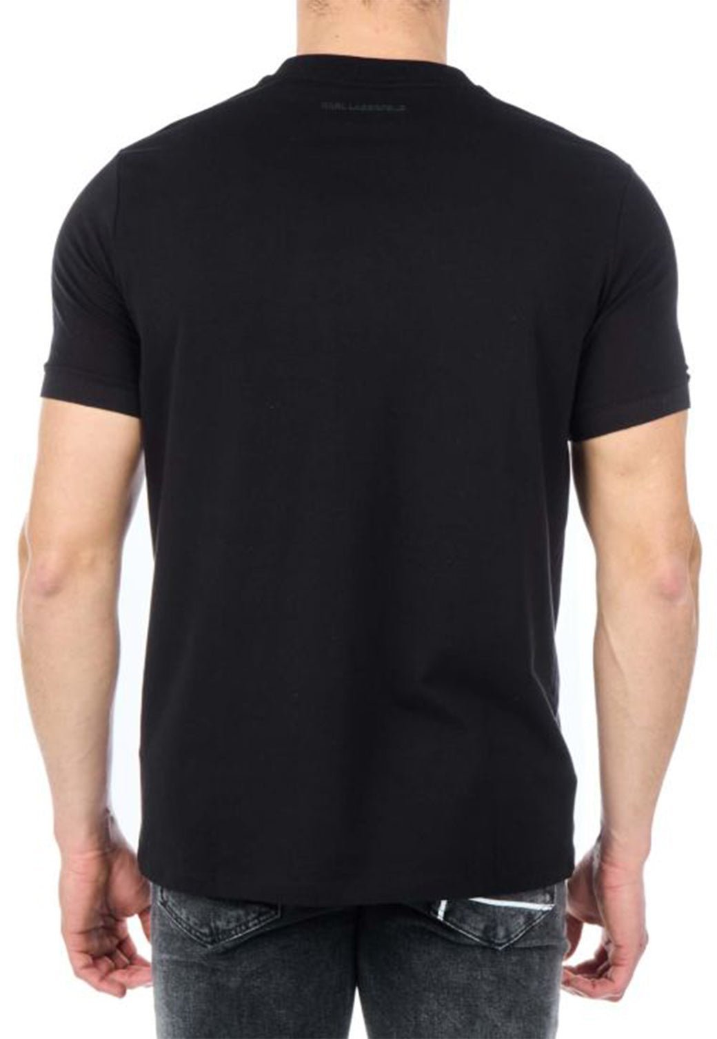 טי שירט קצרה Crewneck Logo גברים - Karl Lagerfeld