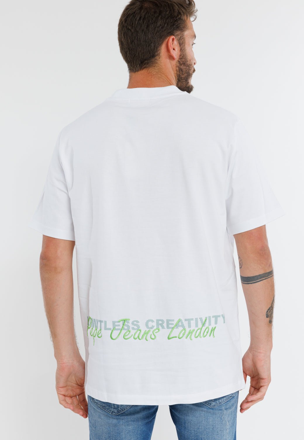 טי שירט קצרה גרפית Roni גברים - Pepe Jeans