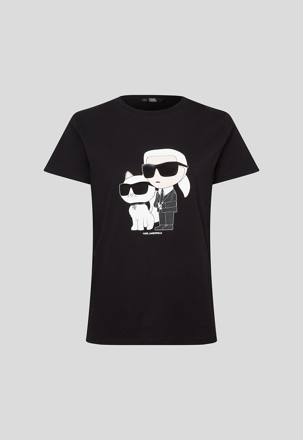 טי שירט קצרה Ikonik Dog נשים - Karl Lagerfeld