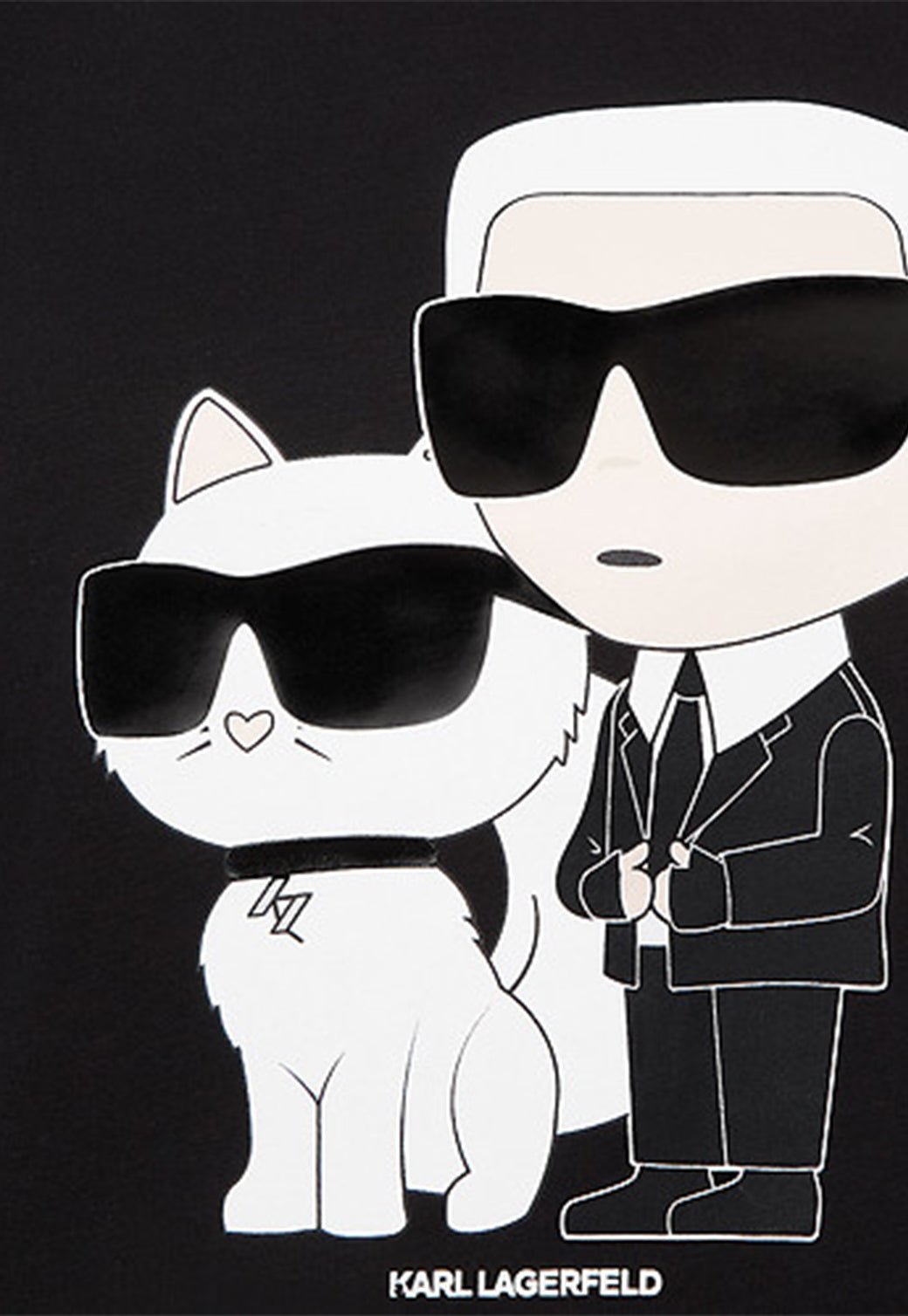 טי שירט קצרה Ikonik Dog נשים - Karl Lagerfeld