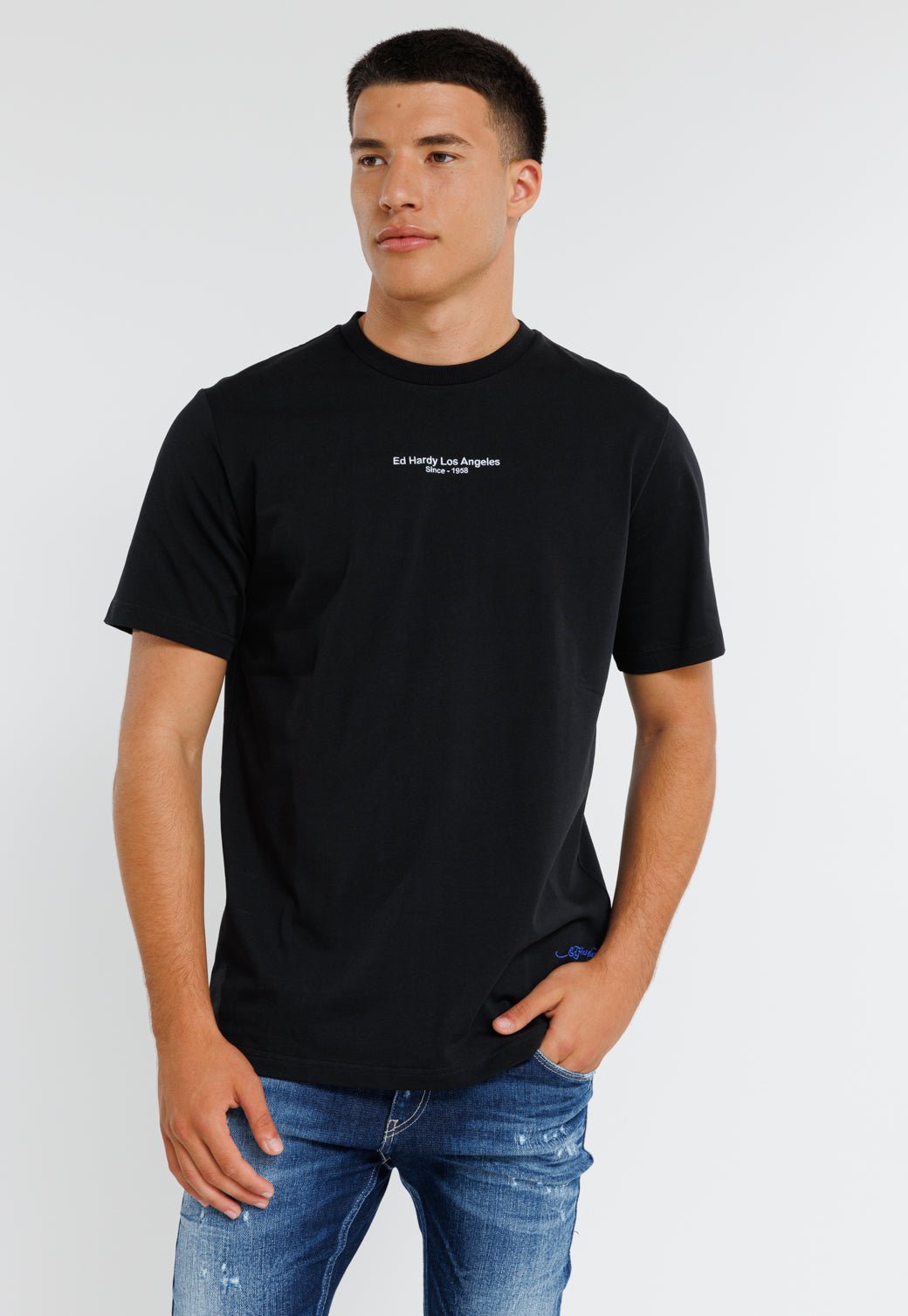 טי שירט קצרה Los גברים - Ed Hardy