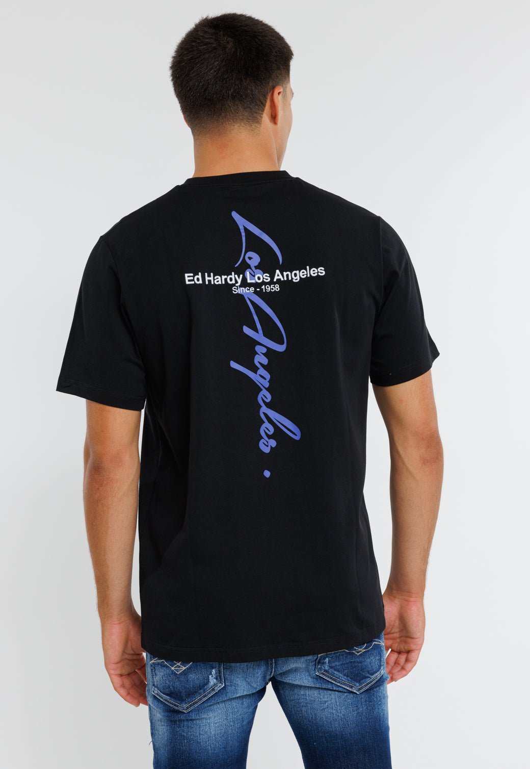טי שירט קצרה Los גברים - Ed Hardy