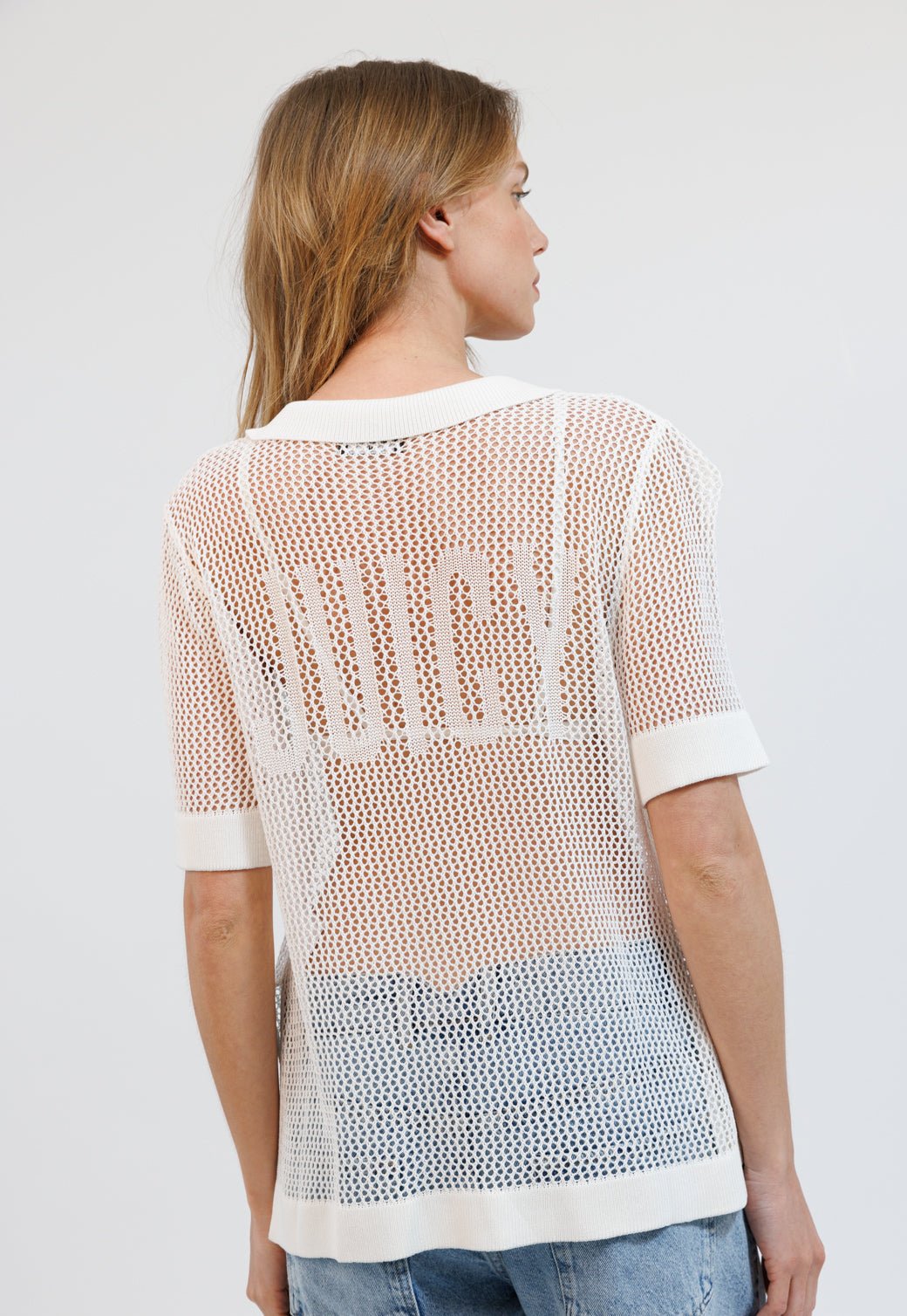 MESH SHIRT JUICY COUTURE CREAM 064 - Juicy Couture