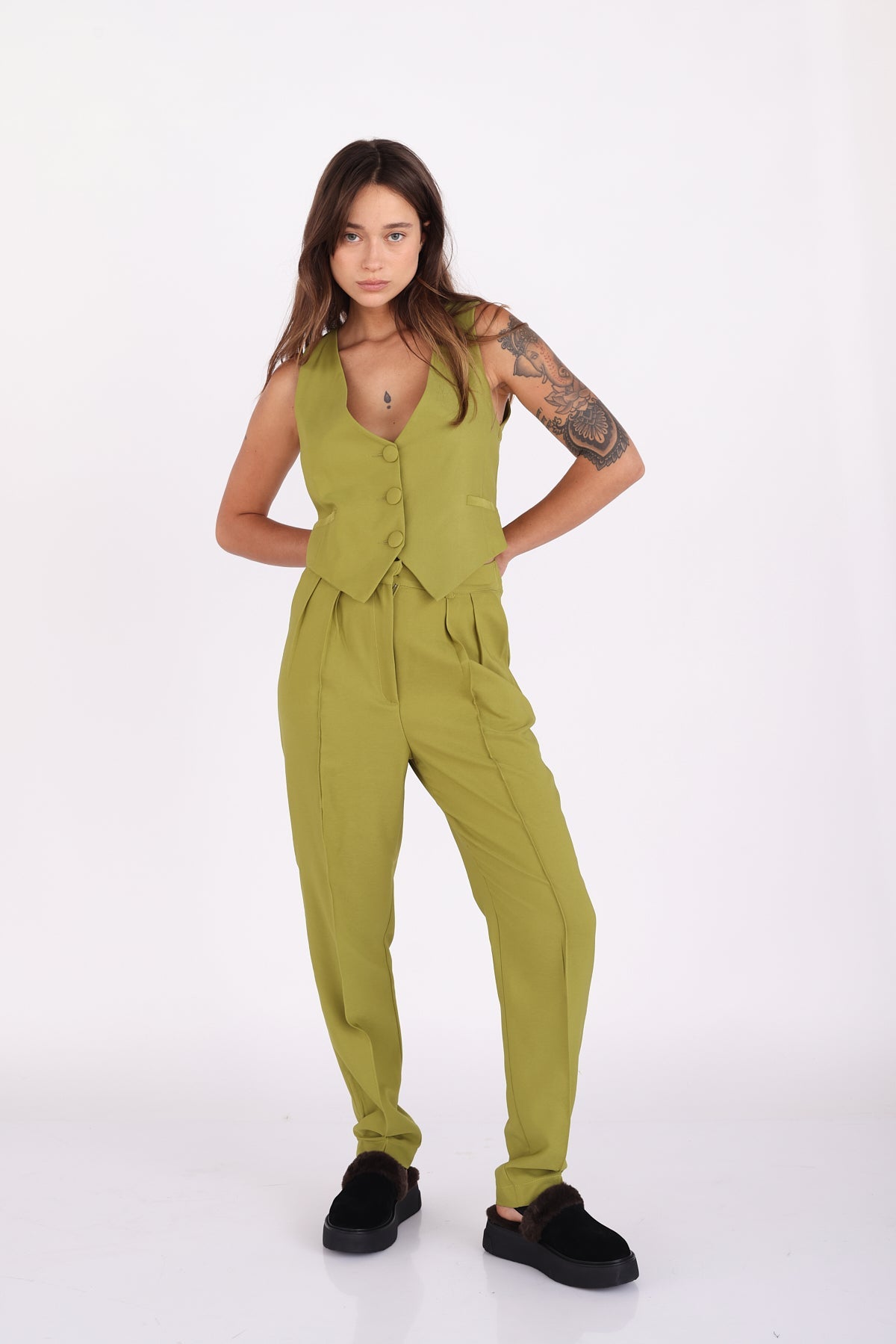 מכנסי גרסון בצבע ירוק