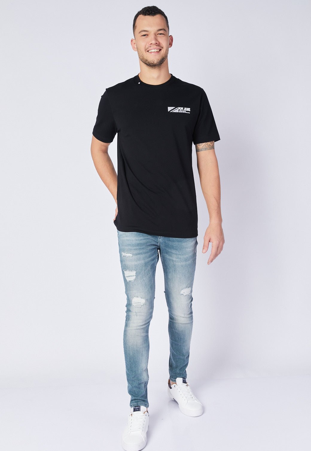 ג'ינס סקיני Hardy בגזרה נמוכה - Pepe Jeans