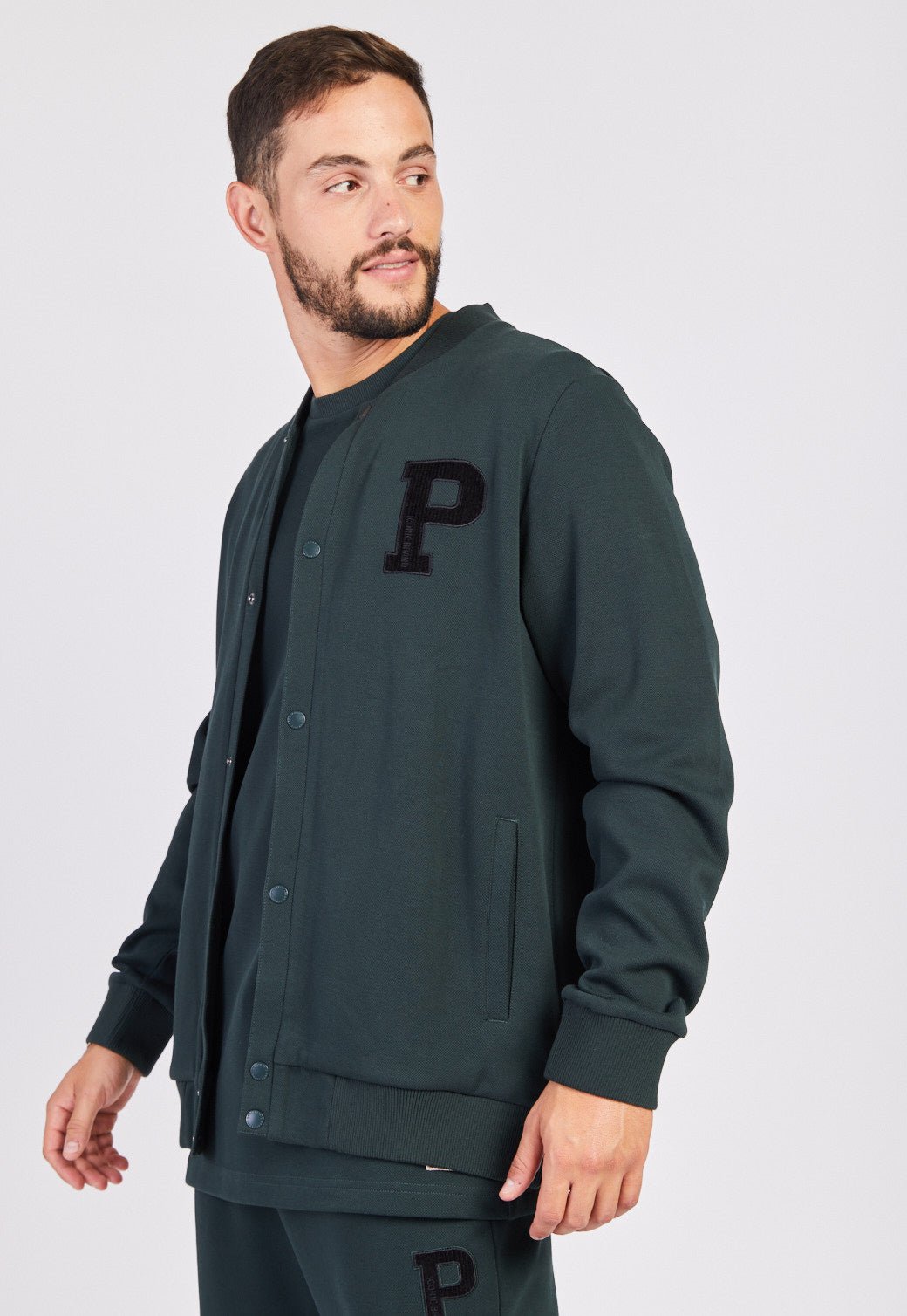 ג'קט פיקה לוגו קורדרוי לגברים - Pepe Jeans