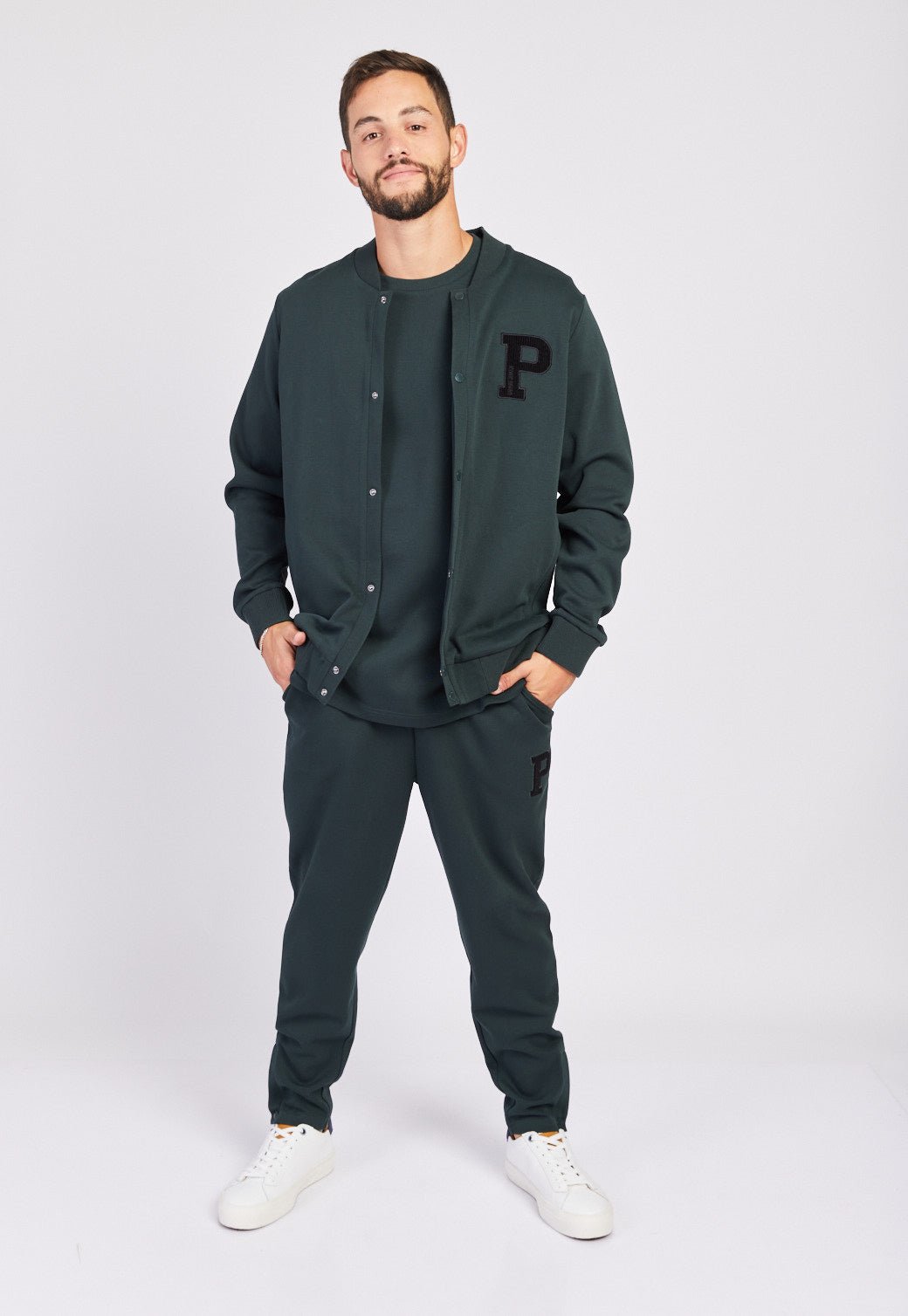 ג'קט פיקה לוגו קורדרוי לגברים - Pepe Jeans