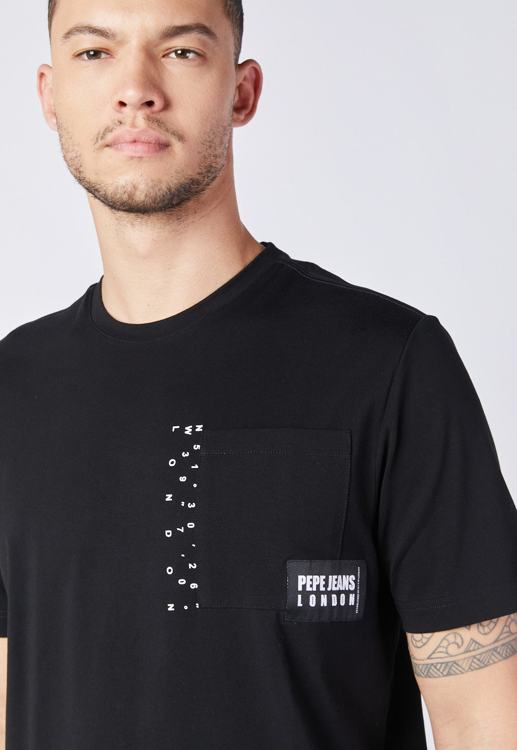טי שירט קצרה עם הדפס - Pepe Jeans