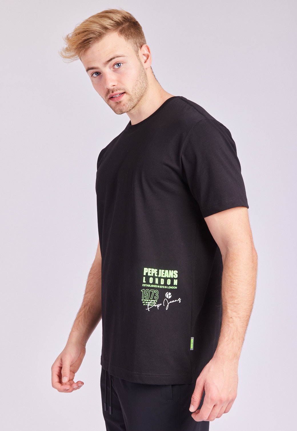 טי שירט קצרה עם הדפס - Pepe Jeans