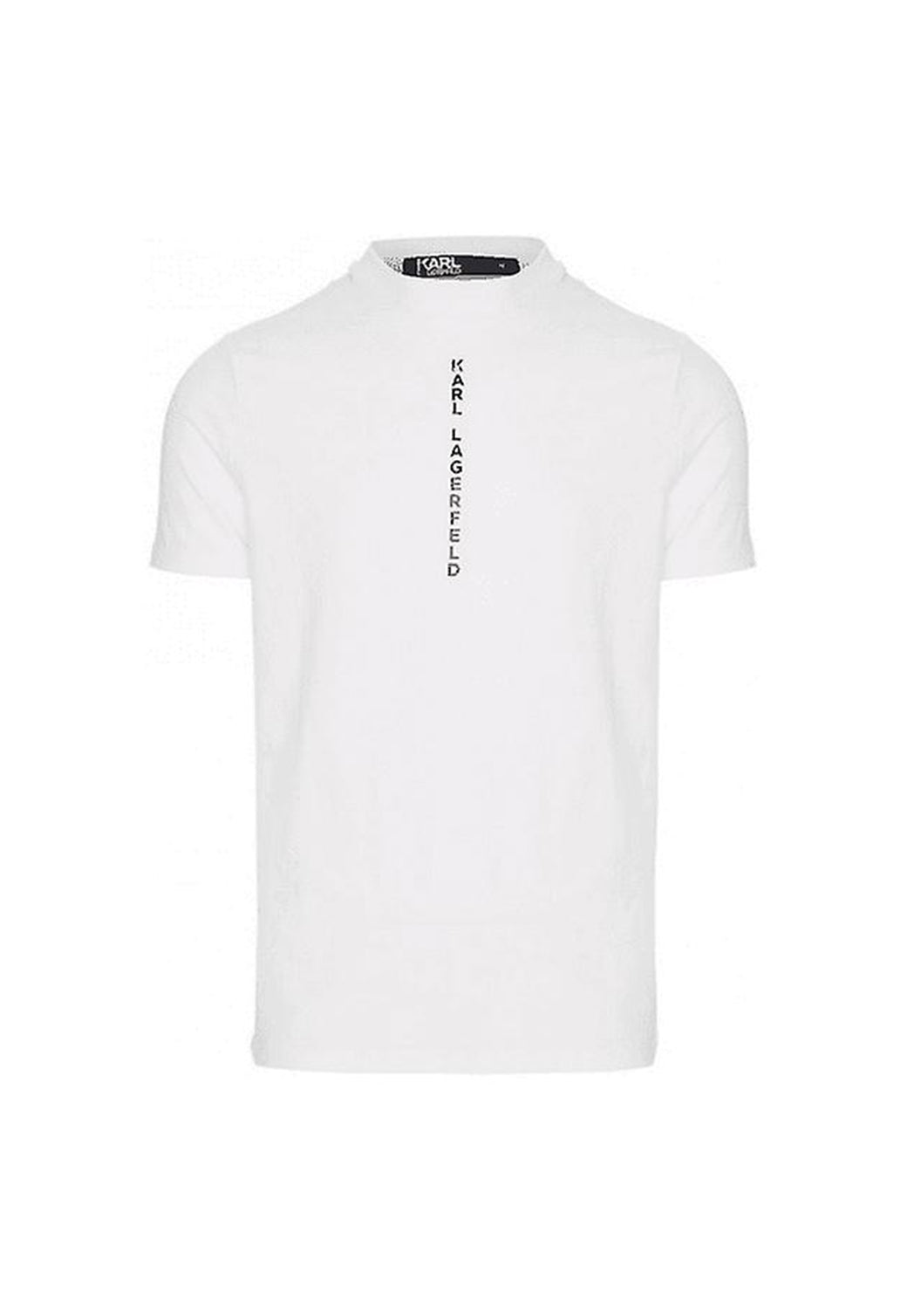 טי שירט קצרה Vertical Logo לגברים - Karl Lagerfeld