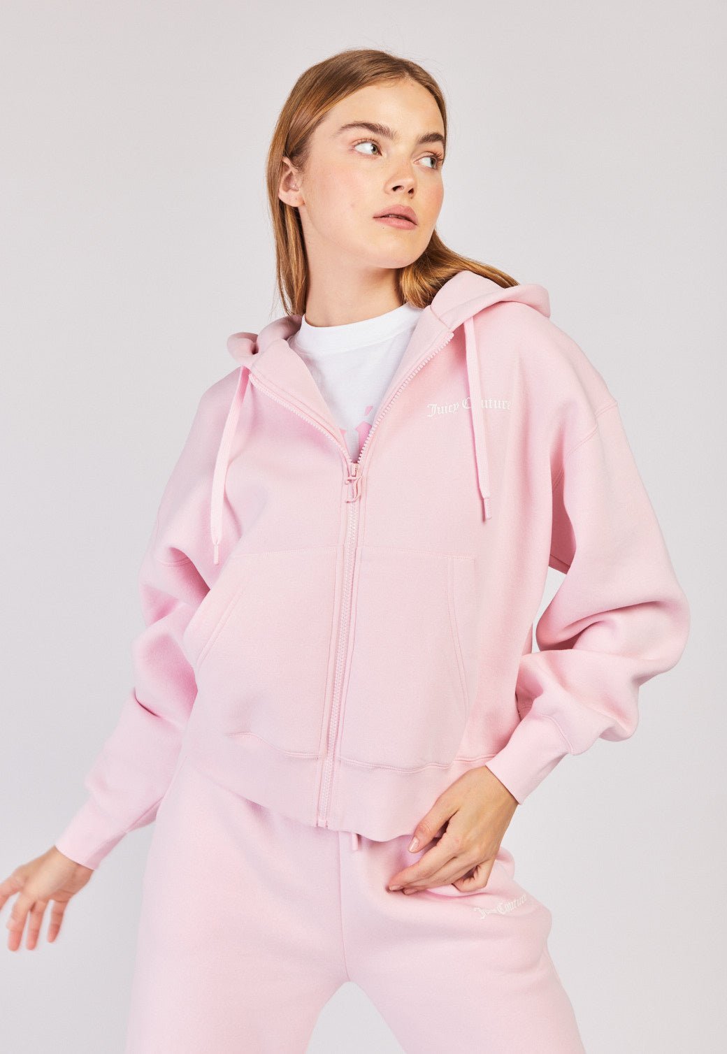 קפוצ'ון עם לוגו נשים - Juicy Couture