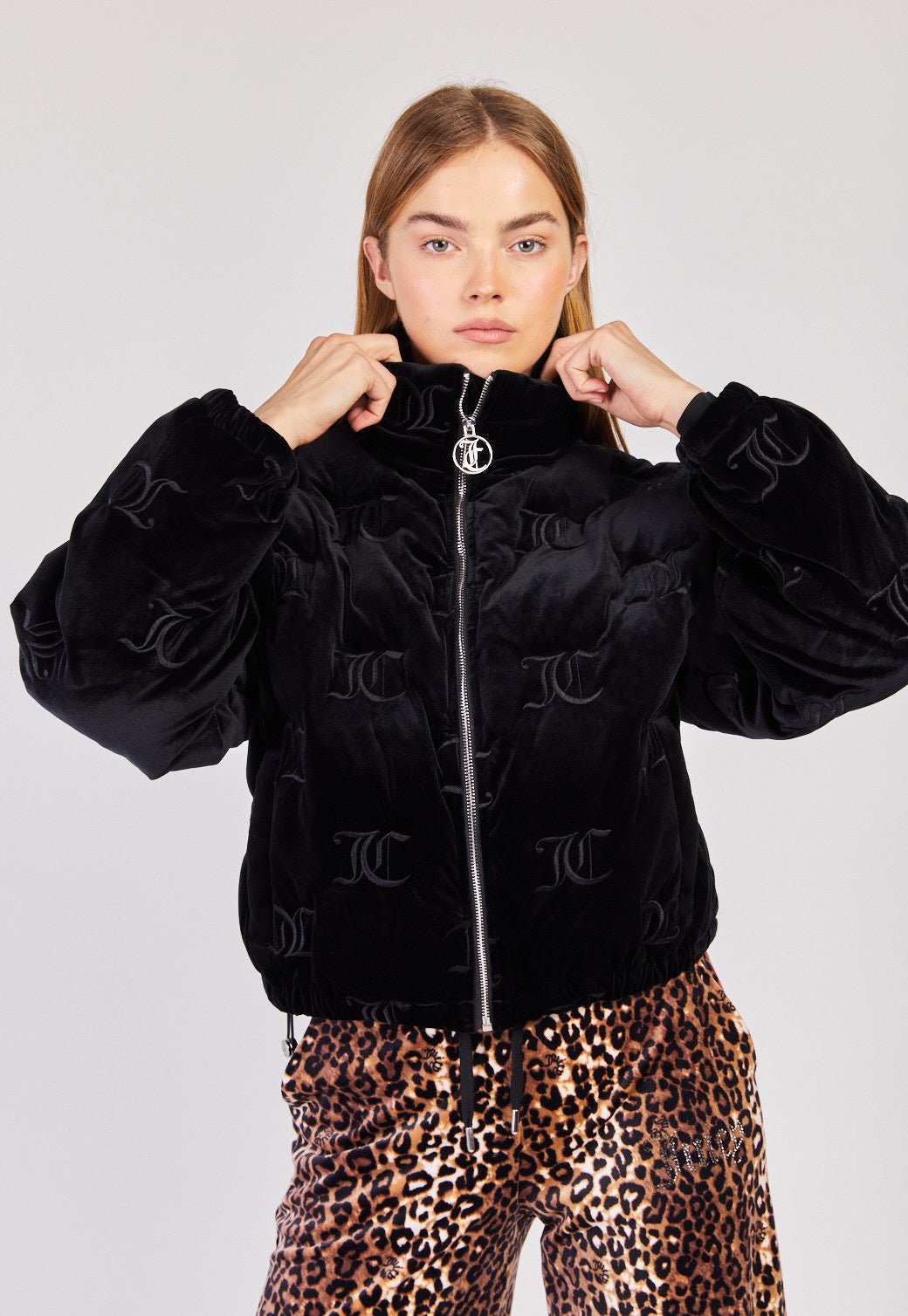 מעיל פאפר Logomania נשים - Juicy Couture