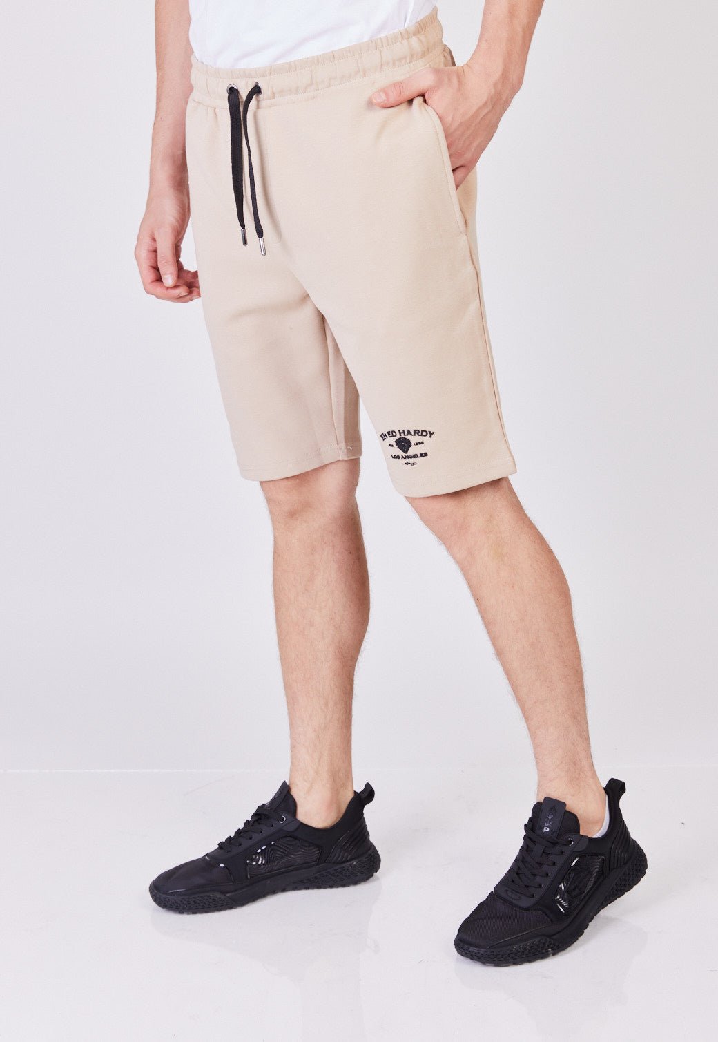 מכנסי טרנינג ברמודה לוס אנג'לס לגברים - Ed Hardy