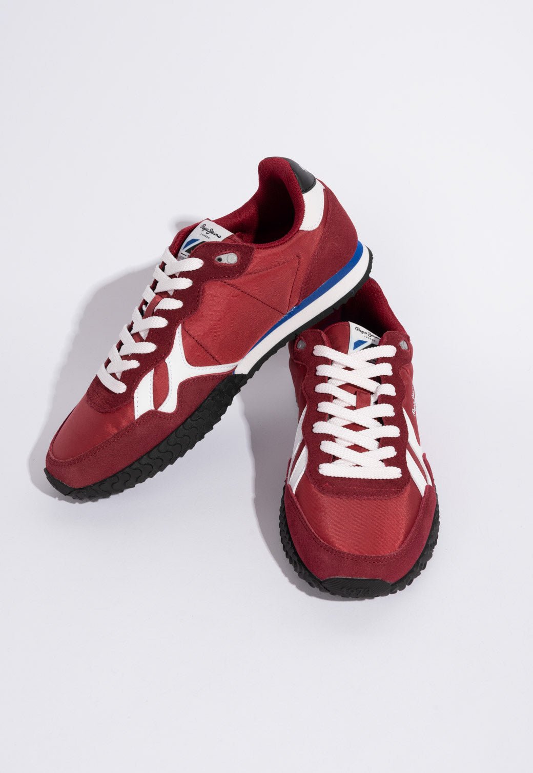 נעלי סניקרס לוגו לגברים - Pepe Jeans