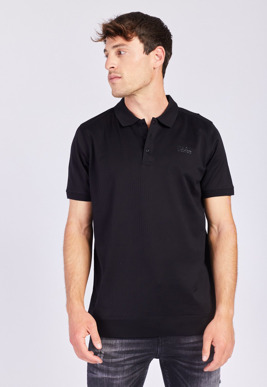POLO 745013-532216 BLACK 990 - Karl Lagerfeld