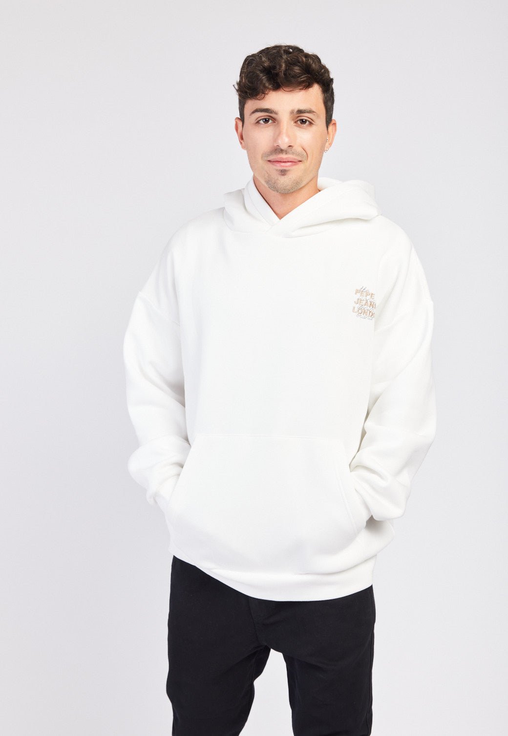 סווטשירט קפוצ'ון אייקוני לגברים - Pepe Jeans