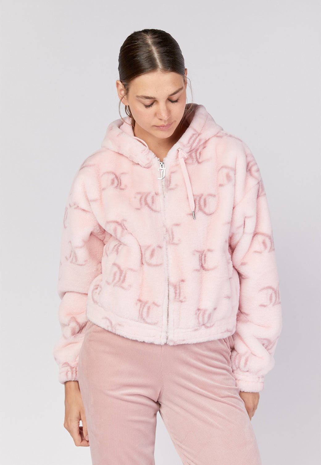 סווטשירט קפוצ'ון Fux Fur נשים - Juicy Couture