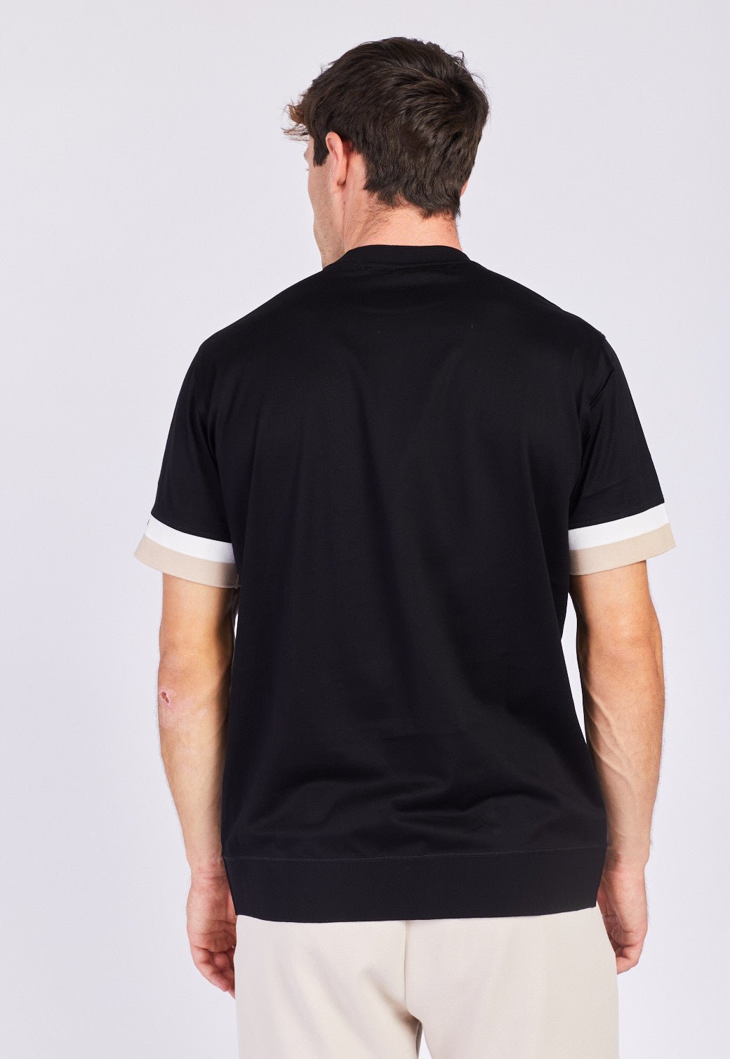 T-SHIRT CREWNECK 755003-532200 BLACK 990 - Karl Lagerfeld