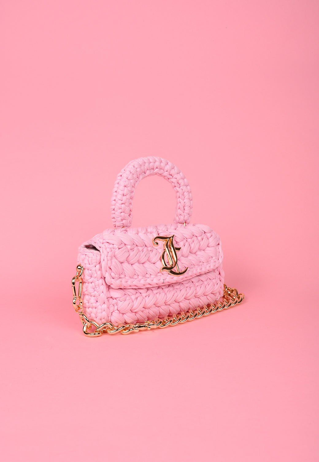 תיק כתף סרוג עם שרשרת - Juicy Couture