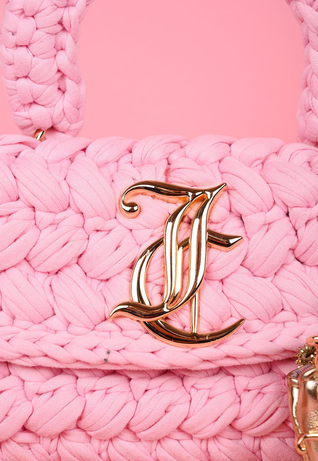 תיק כתף סרוג עם שרשרת - Juicy Couture