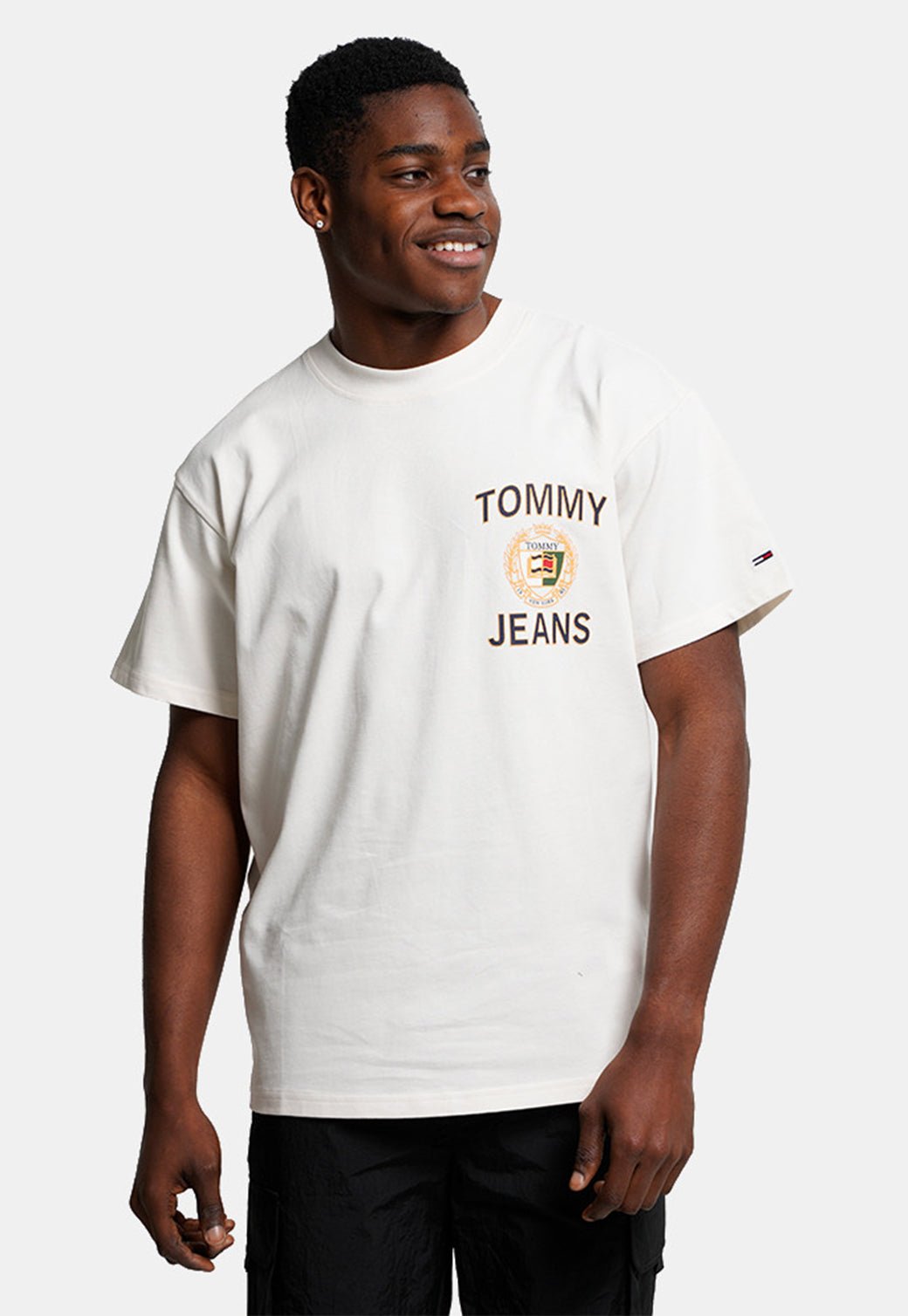 TJM RLX TJ LUXE 1 TEE WHITE 991216413 - Tommy Hillfiger