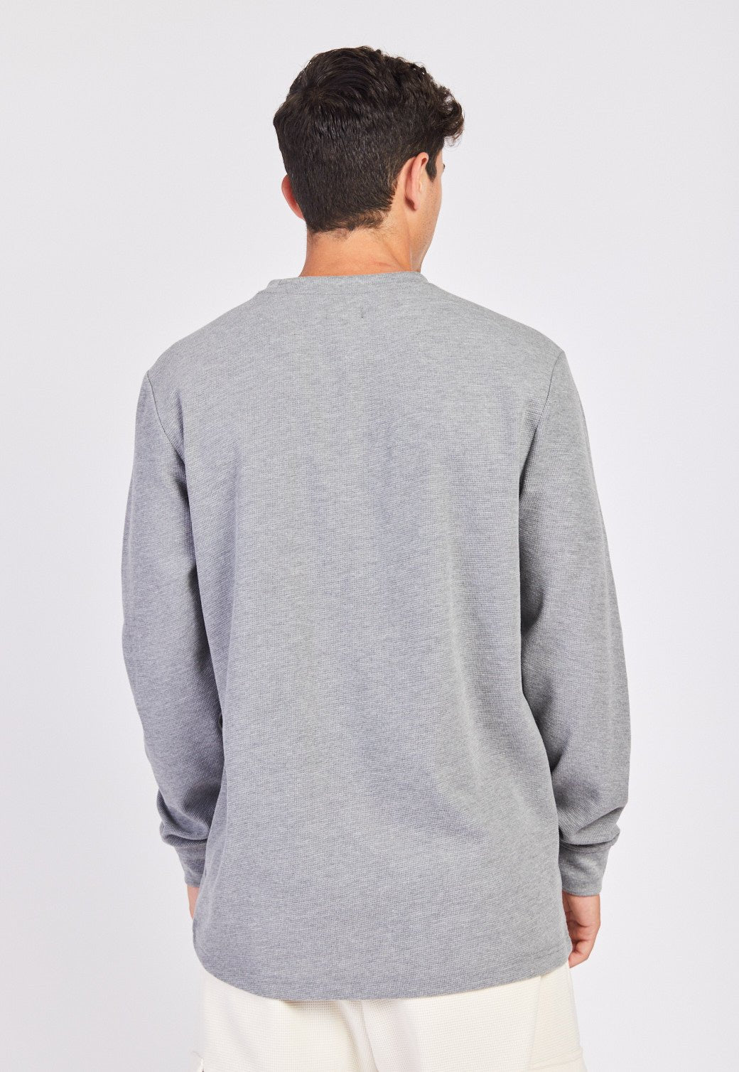 חולצת וופל ארוכה לגברים - Pepe Jeans